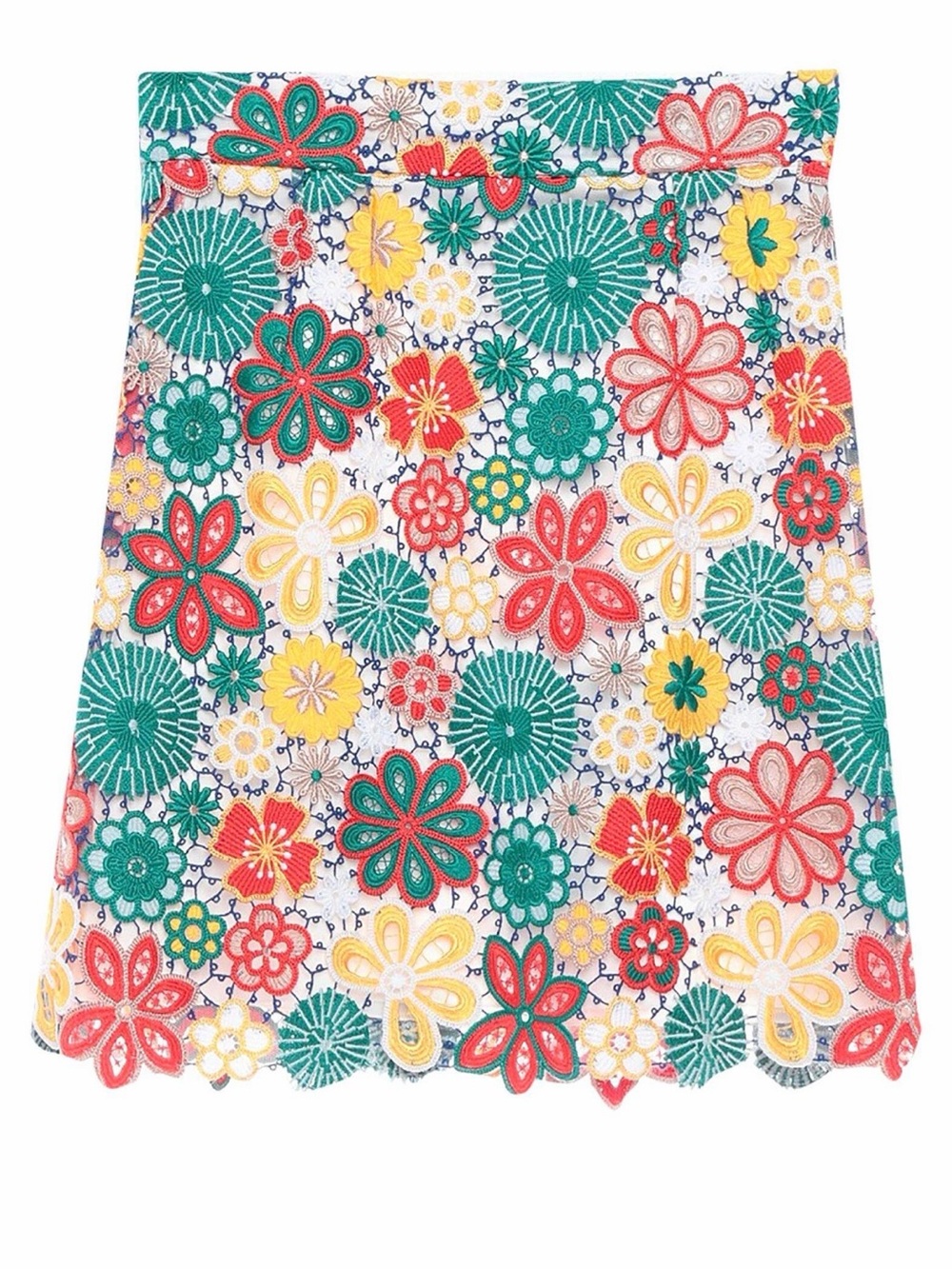 DOLCE&GABBANA
Midi skirts
8 (US) - Floral Lace A-Line Skirt in Multi-Color